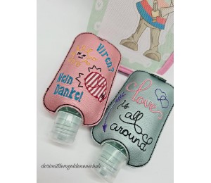 Stickserie ITH - Handgel Tasche Vol. 2 mit 22 Motiven in 5 Varianten plus blanko